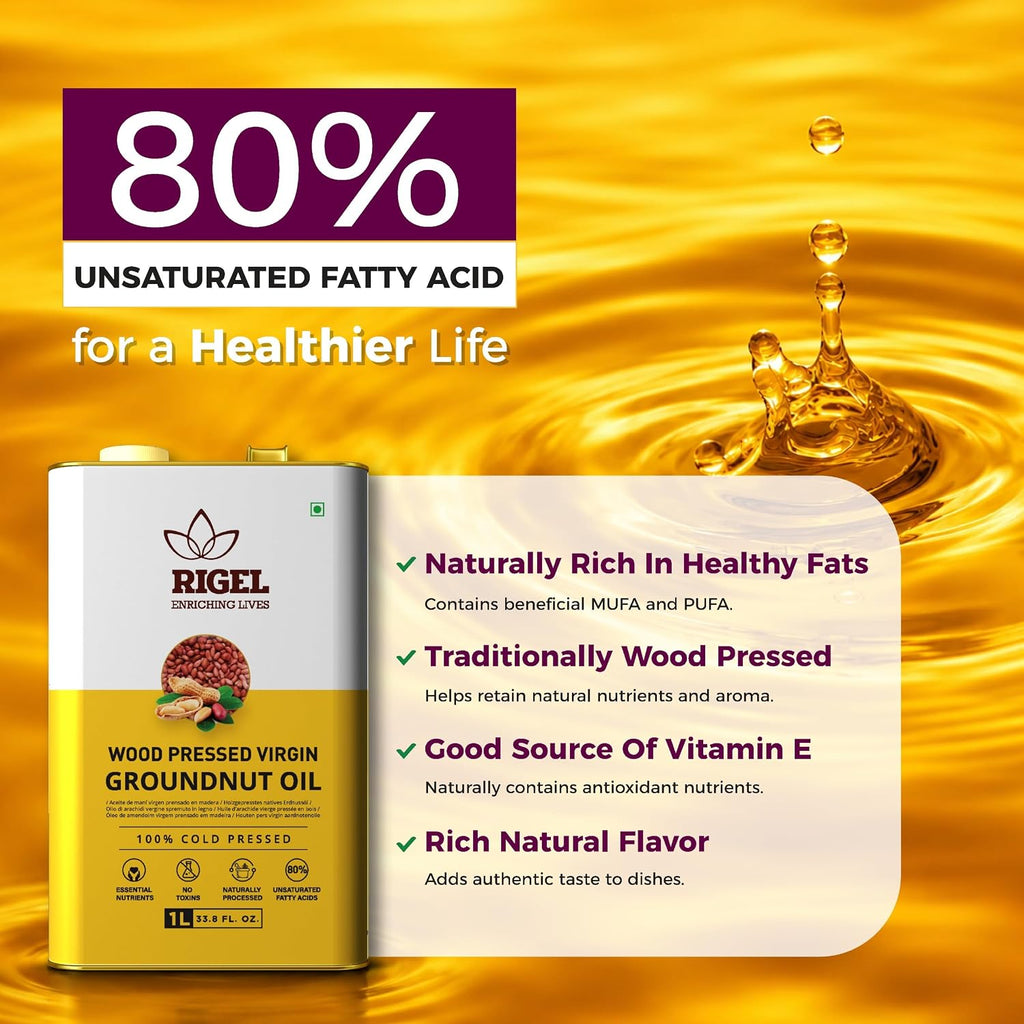 Groundnut Oil - 1Ltr, 5Ltr