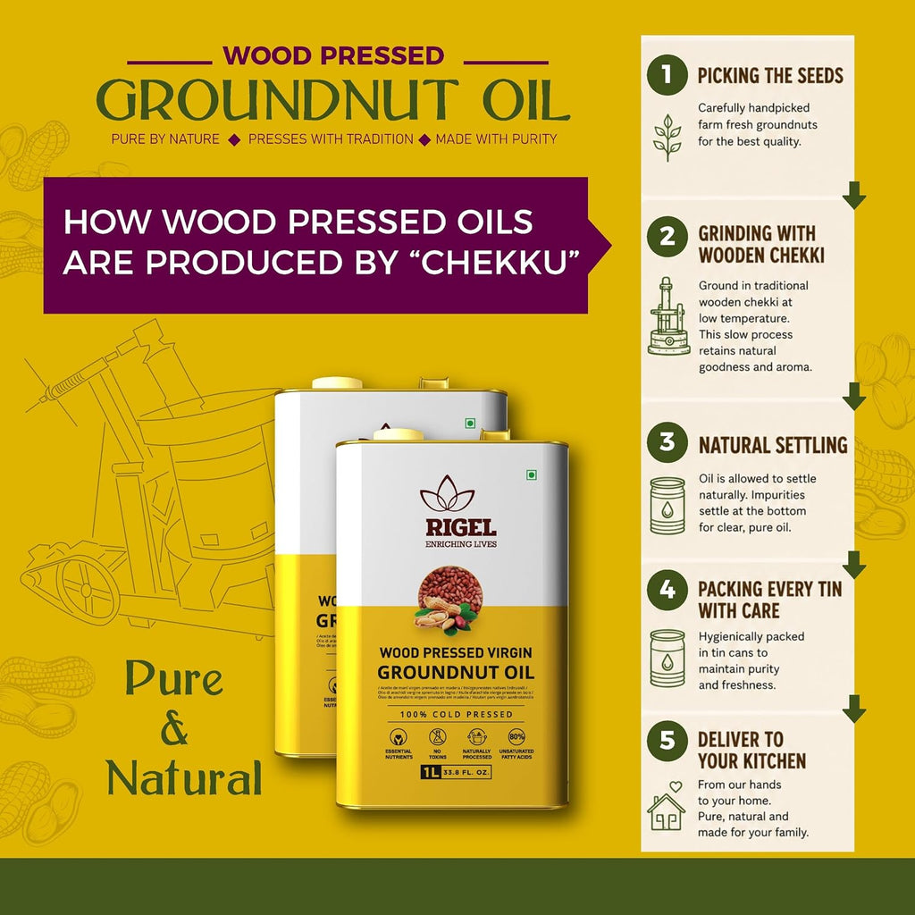 Groundnut Oil - 1Ltr, 5Ltr